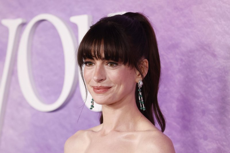 Oscar-winning actress Anne Hathaway has signed on to star in a movie adaptation of Colleen Hoover's novel, "Verity." File Photo by John Angelillo/UPI