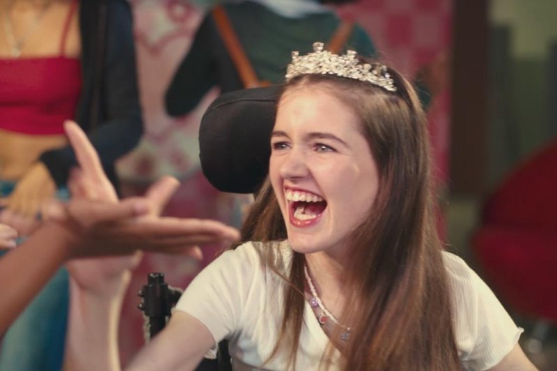 Phoebe-Rae Taylor stars in "Out of My Mind." Photo courtesy of Disney