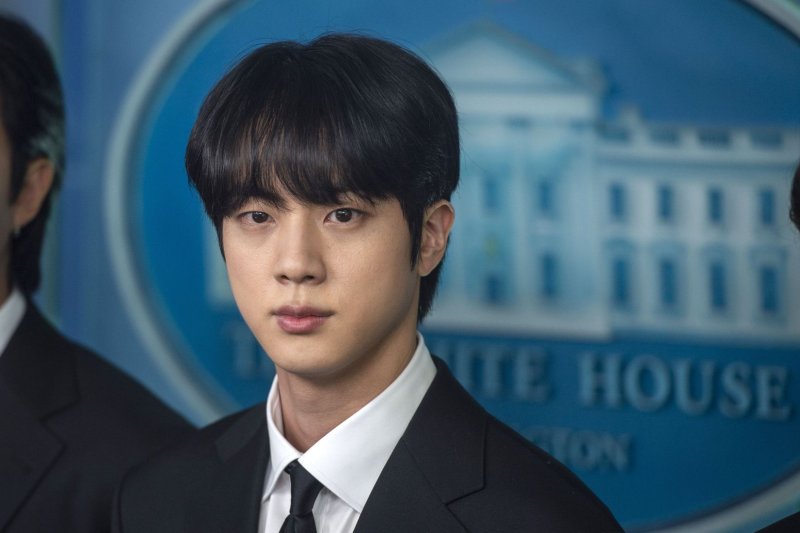 Jin performed his song "Running Wild" and taught Jimmy Fallon the "Super Tuna" dance on "The Tonight Show." File Photo by Bonnie Cash/UPI