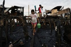 Massive Manila fire near port leaves thousands homeless