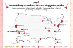 Most-clogged U.S. cities revealed ahead of 'Brown Friday'