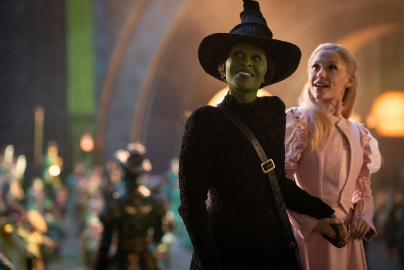 Cynthia Erivo (L) and Ariana Grande star in "Wicked." Photo courtesy of Universal Pictures