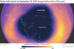 NOAA: Antarctic ozone hole has shrunk, full recovery predicted