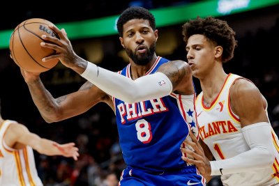 Paul George plays first game with Joel Embiid, Tyrese Maxey; hyperextends knee