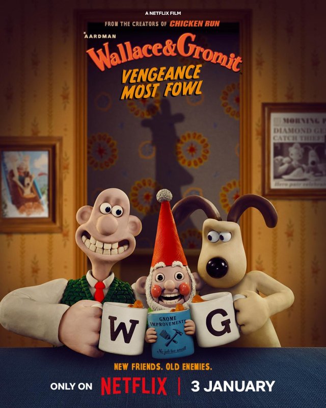 "Wallace &amp; Gromit: Vengeance Most Fowl" premieres on Netflix Jan. 3. Photo courtesy of Netflix