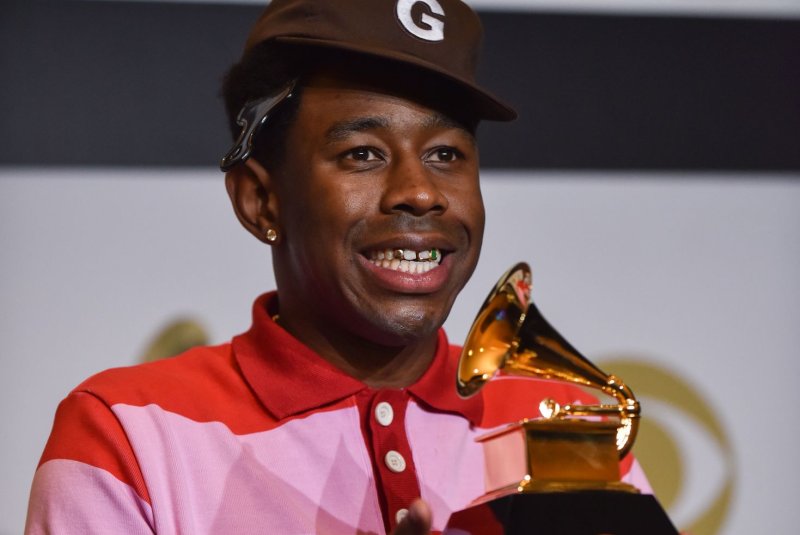 Tyler, the Creator's "Chromakopia" is No. 1 on the Billboard 200 album chart for a third week. File Photo by Christine Chew/UPI